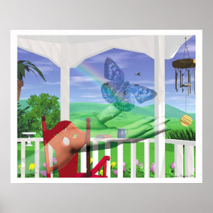 Sommar erbjuda poster