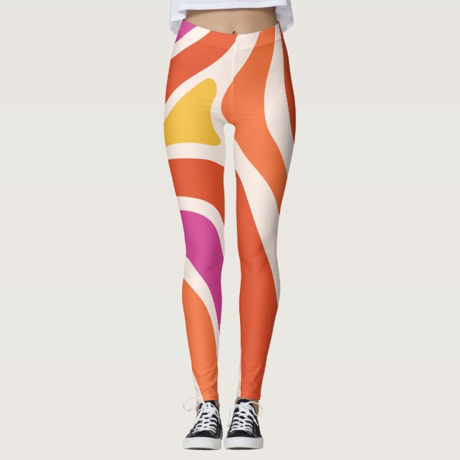Sommar färg leggings (Framsida)