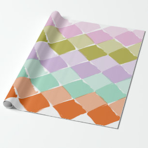 Sommar färg mönster diamant presentpapper