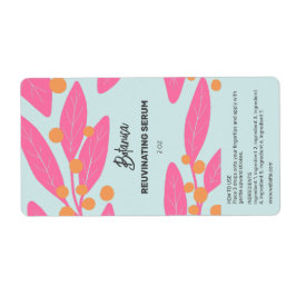 Sommar-Färgad-Löv-serumdropper-Flaska-etiketter Fraktsedel