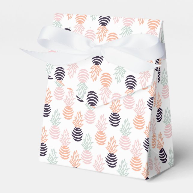 Sommar färgglatt ananas frukt mönster presentaskar (Framsidan Sidan)
