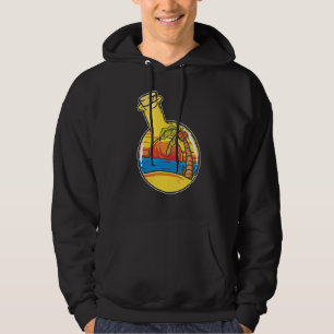 Sommar Flaska Traditional Beach Tattoo Artist Beac Hoodie