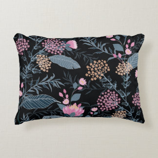 Sommar Flora Blooming Garden Flowers Prydnadskudde