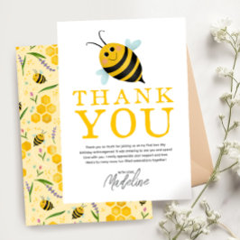 Sommar Första Biddagen 1-års Födelsedag Tack Kort