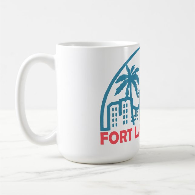 Sommar fort lauderdale- florida  kaffemugg (Vänster)