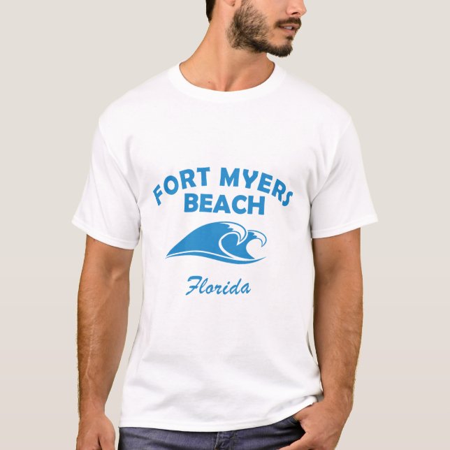 Sommar fort myers-florida t shirt (Framsida)