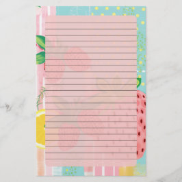 Sommar Fruit Lining Brevpapper