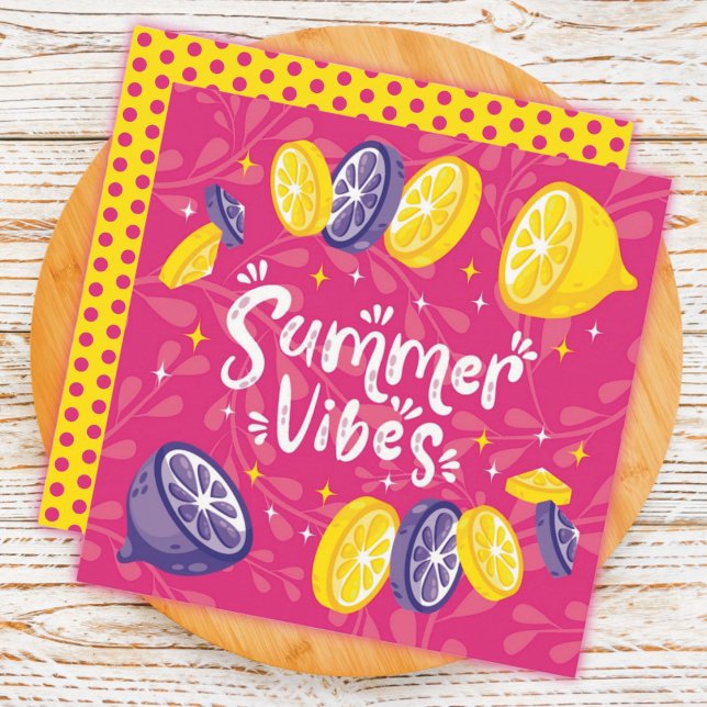 Sommär frukt citrus välkomstkort (Skapare uppladdad)