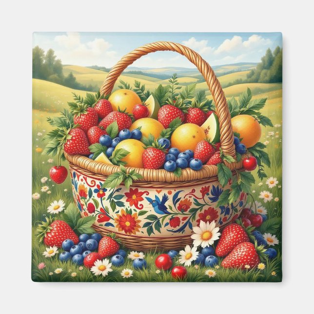 Sommar Frukt Magnet (Framsidan)