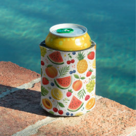 Sommar Frukt Mönster Tyg | Tropisk Vattenmelon 
