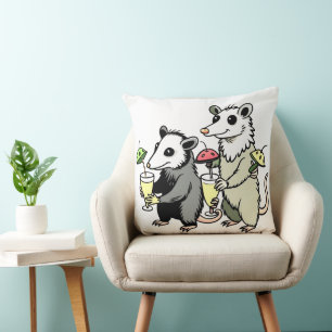 Sommar-funny Animal Dekorativ kudde