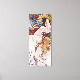 Sommar (fyra sjöar), Alphonse Mucha-Kanvastrycket Canvastryck