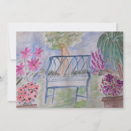 Sommar Garden Bench Flat Kort