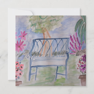 Sommar Garden Bench-kort