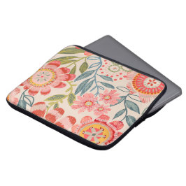 Sommar Garden Bold Blooms design Laptop Fodral