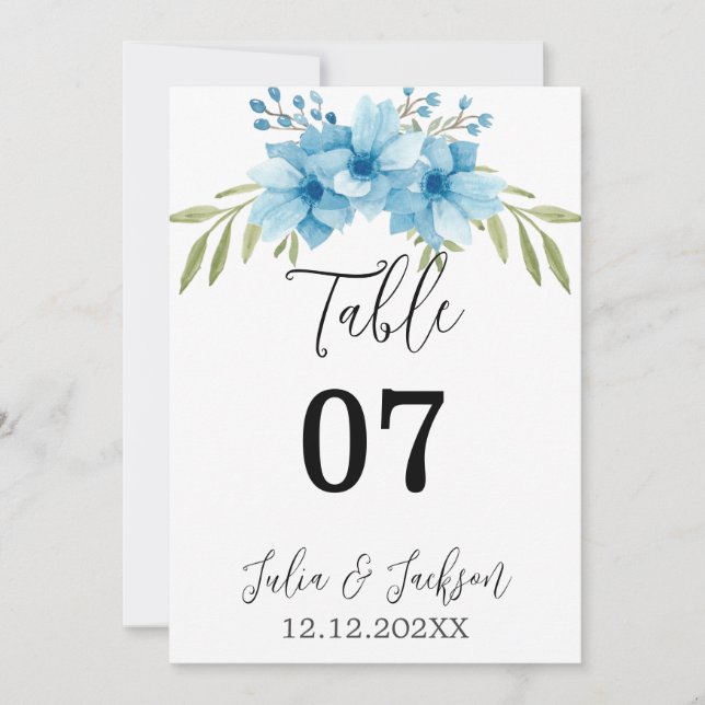 Sommar Garden Watercolor Blommigt Bröllop (Framsida)