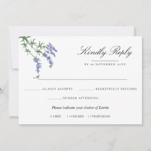 Sommar Garden Watercolor Blommigt Bröllop Inbjudningar