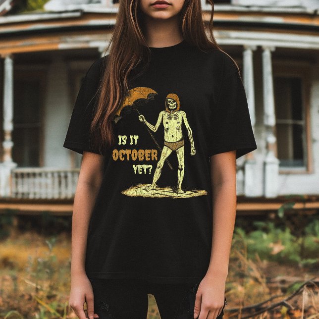 Sommar Ghoul Skeleton på stranden T Shirt (Skapare uppladdad)