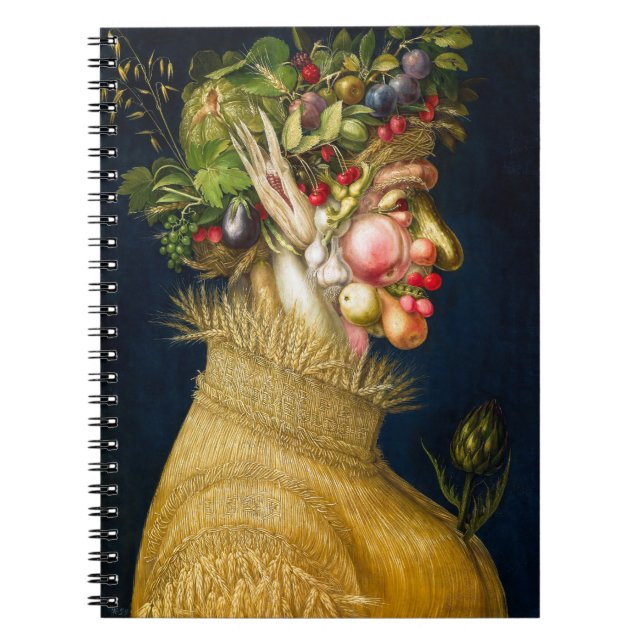Sommar | Giuseppe Arcimboldo | Anteckningsbok (Framsidan)