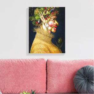 Sommar Giuseppe Arcimboldo Canvastryck