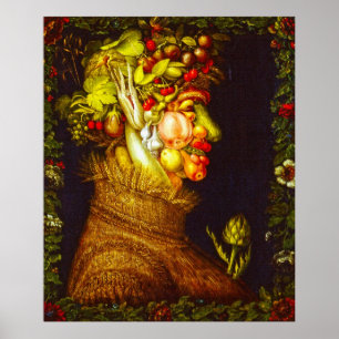 Sommar - Giuseppe Arcimboldo Poster