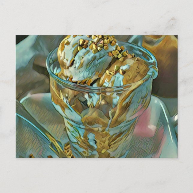 Sommar glasskon vykort (Framsida)