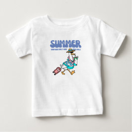 Sommar Goda Vibrationer Anka Semester Konst T Shirt