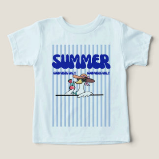 Sommar Goda Vibrationer Endast Gås Randig Konst T Shirt