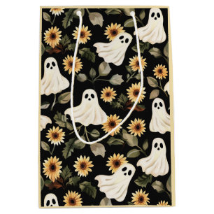 Sommar Goth Spöken och solblommor Spooky