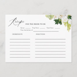 Sommar Greenery Möhippa Recipe Tilläggskort