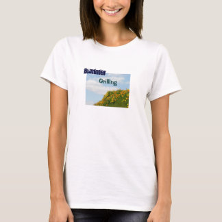 Sommar Grillning Dam Tröjor T-shirts BBQ