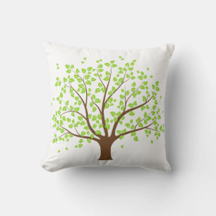 Sommar Grönt Träd Pillow Kudde