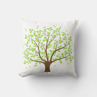 Sommar Grönt Träd Pillow Kudde