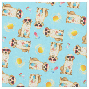 Sommar Gul lab Fabric Tyg