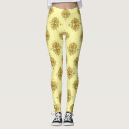 Sommar guld baroque leggings