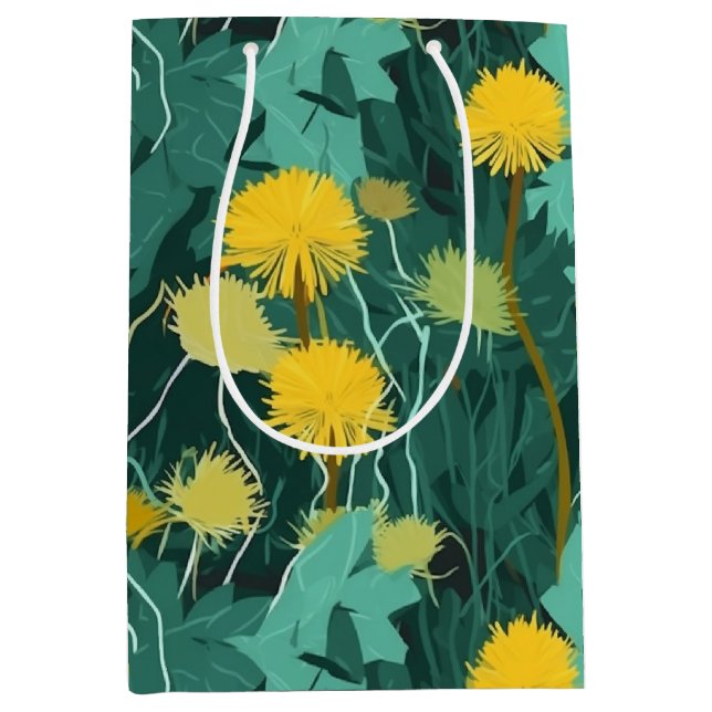 Sommar Gult Dandelions (Framsidan)