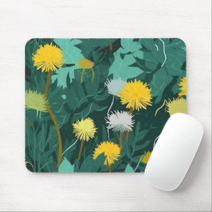 Sommar Gult Dandelions Musmatta