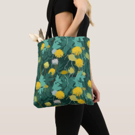 Sommar Gult Dandelions Tygkasse