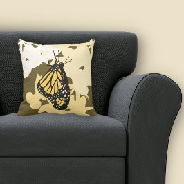Sommar Gult, Monarch Butterfly Kudde