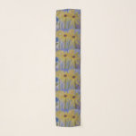 Sommar Gult Solblommor Long Scarf<br><div class="desc">Om man vandrar genom en stugträdgård på en sommareftermiddag,  kommer man att le för att se så många solblommor i hög gult som svävar i varm brus. Med petaler som målas i levande pastelliserad gult,  mjuka bruna centra och djupa gröntar är detta en attraktiv blommigt för sommartid.</div>