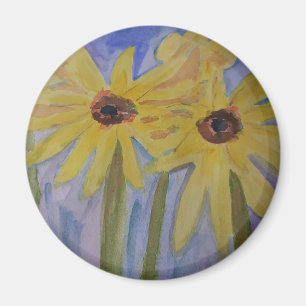 Sommar-Gulten Solblommor Magnet