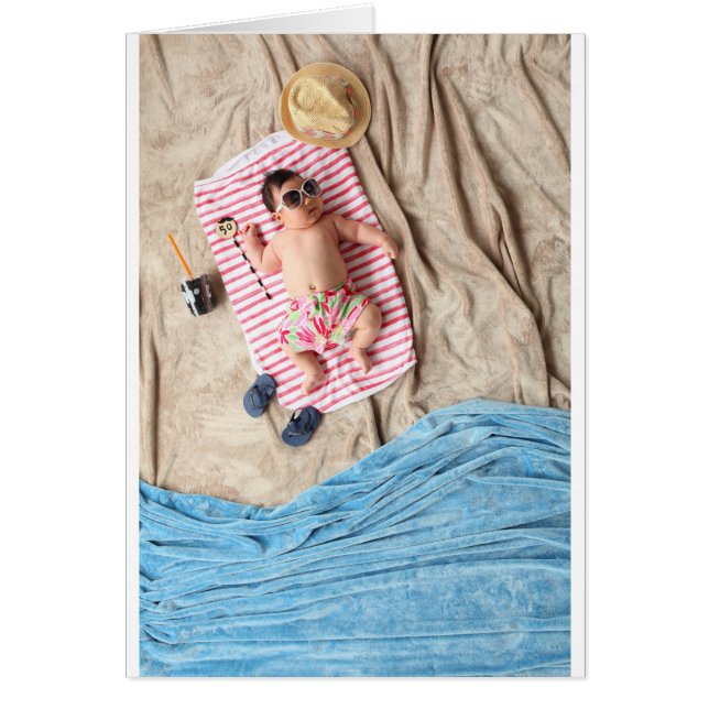 sommar hälsningskort (Framsidan)