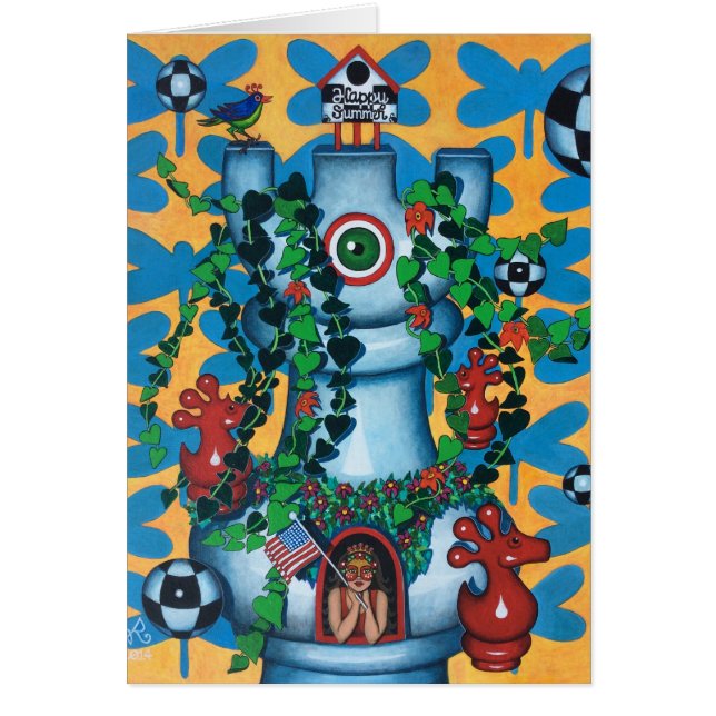 Sommar Hälsningskort (Framsidan)