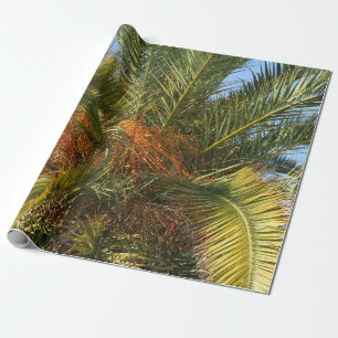 Sommar, handflatan, löv, tropiska områden, träd, n presentpapper