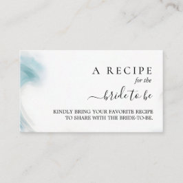 Sommar Hav Strand Blått Vatten Bröllopsdusch Tilläggskort