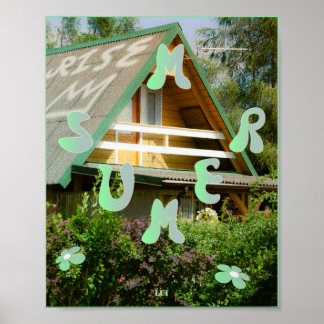 Sommar Helgdag House Poster