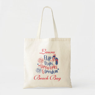Sommar Helgdagars Flip Flop Beach Bags Tygkasse