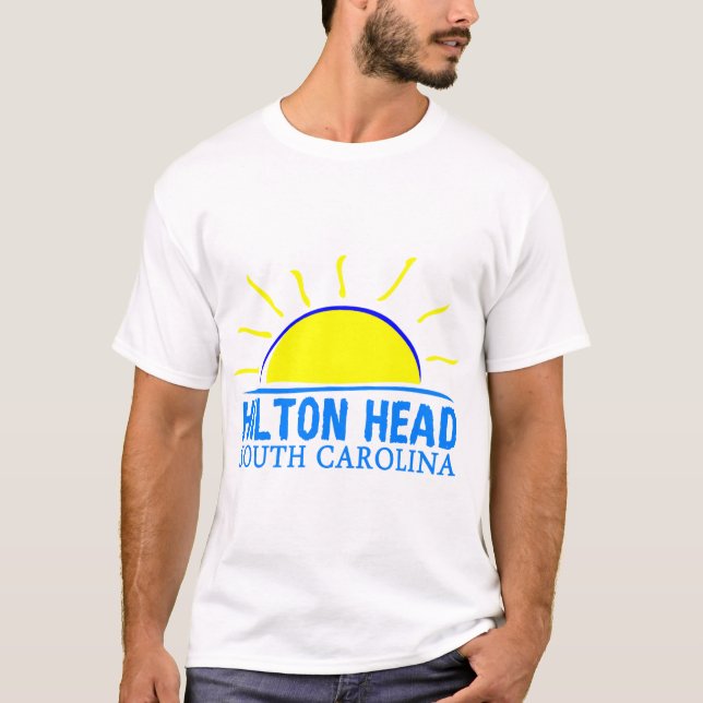 Sommar hilton head- South carolina T Shirt (Framsida)