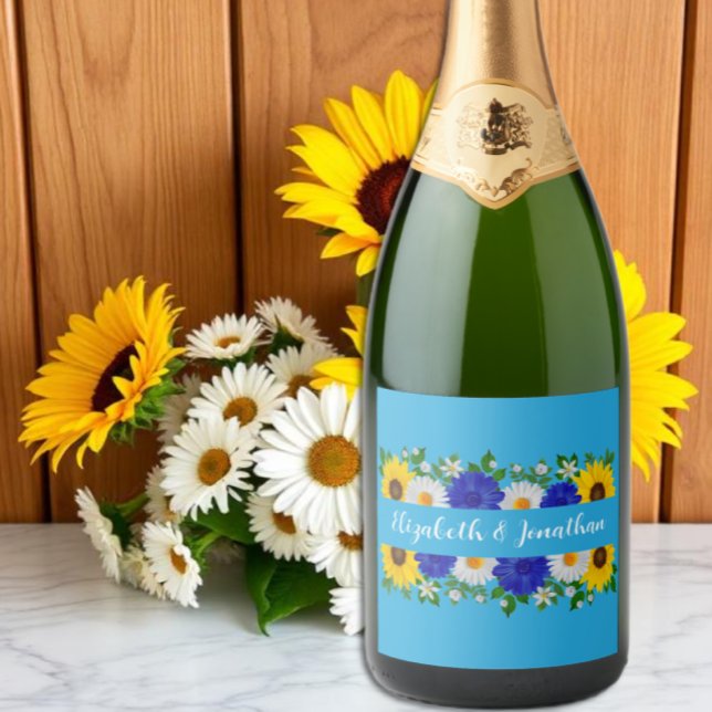 Sommar Himlar Blue Blommigt Bröllop (Skapare uppladdad)