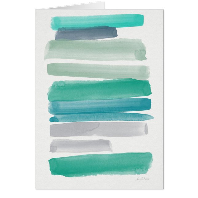 sommar-himlar hälsningskort (Framsidan)